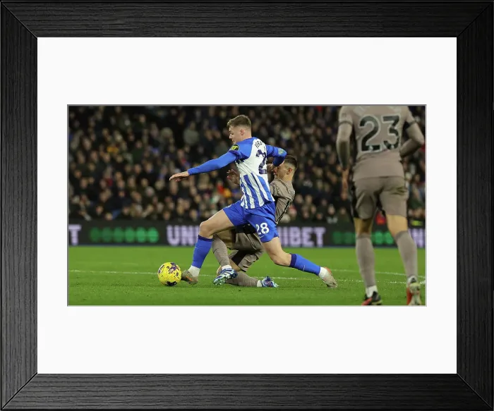Framed Print : Premier League Clash: Brighton & Hove Albion vs. Tottenham Hotspur (28DEC23) Framed Print : Premier League Clash: Brighton & Hove Albion vs. Tottenham Hotspur (28DEC23)