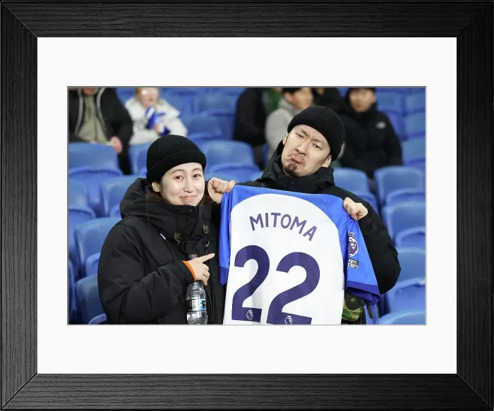 Framed Print : Premier League Battle: Brighton & Hove Albion vs. Tottenham Hotspur (28DEC23) Framed Print : Premier League Battle: Brighton & Hove Albion vs. Tottenham Hotspur (28DEC23)