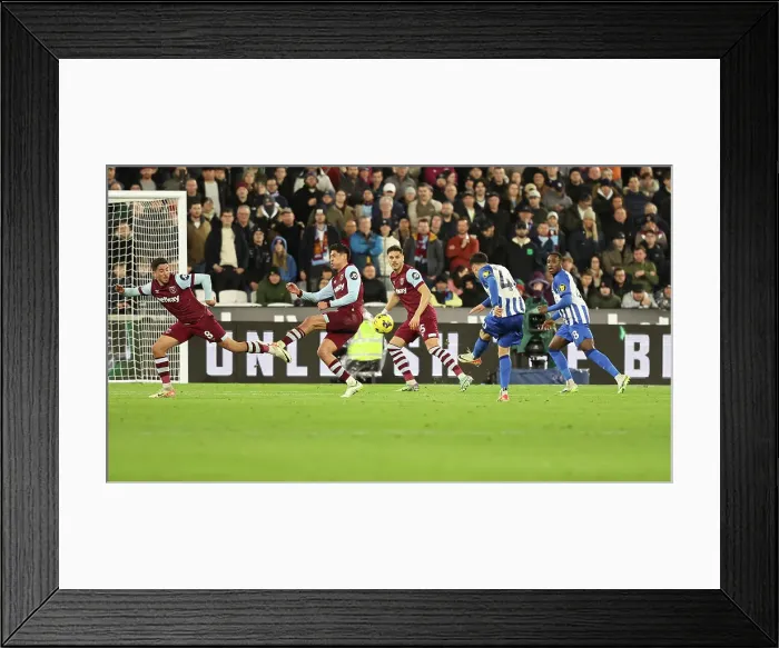 Framed Print : 2 January 2024: West Ham United vs. Brighton and Hove Albion - Premier League Clash at London Stadium Framed Print : 2 January 2024: West Ham United vs. Brighton and Hove Albion - Premier League Clash at London Stadium