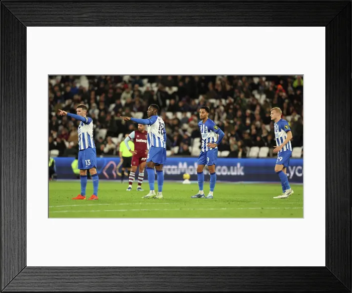 Framed Print : Premier League Clash: West Ham United vs. Brighton and Hove Albion (2nd January 2024) Framed Print : Premier League Clash: West Ham United vs. Brighton and Hove Albion (2nd January 2024)