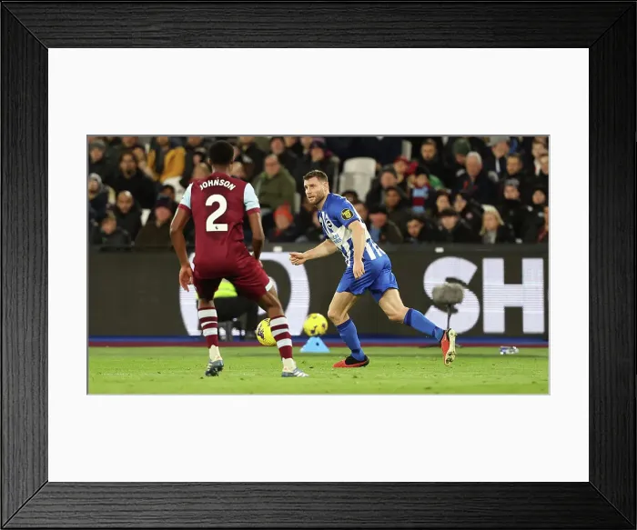 Framed Print : Premier League Clash at London Stadium: West Ham United vs. Brighton & Hove Albion - January 2, 2024 Framed Print : Premier League Clash at London Stadium: West Ham United vs. Brighton & Hove Albion - January 2, 2024