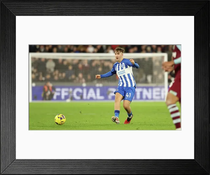 Framed Print : Premier League Clash: West Ham United vs. Brighton and Hove Albion (2nd January 2024)