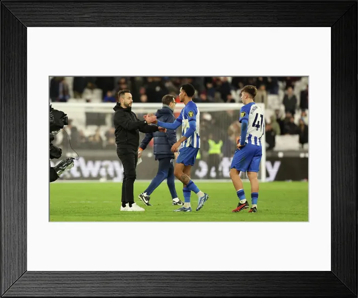 Framed Print : Intense Rivalry Unfolds: West Ham United vs. Brighton & Hove Albion at London Stadium (02 JAN 2024) Framed Print : Intense Rivalry Unfolds: West Ham United vs. Brighton & Hove Albion at London Stadium (02 JAN 2024)