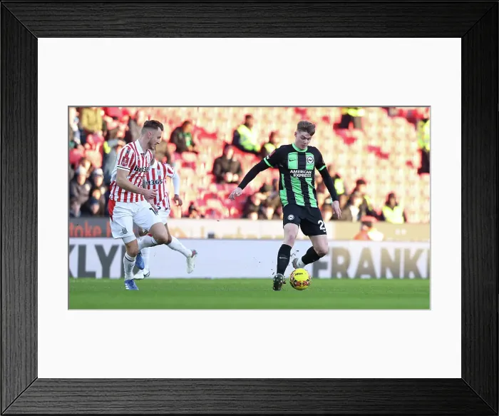 Framed Print : Brighton and Hove Albion vs Stoke City: FA Cup Clash at bet365 Stadium (06.01.24)