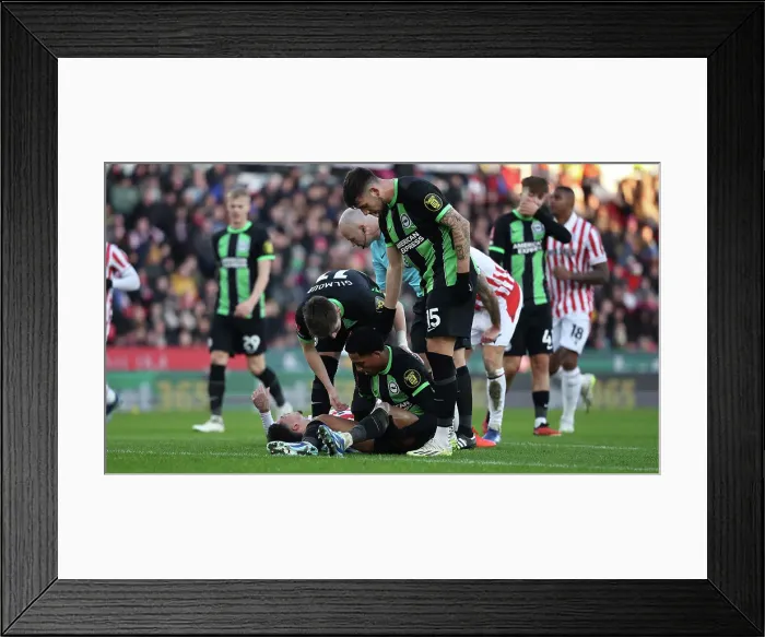 Framed Print : Brighton and Hove Albion vs Stoke City: FA Cup 3rd Round Battle at bet365 Stadium (06JAN24) Framed Print : Brighton and Hove Albion vs Stoke City: FA Cup 3rd Round Battle at bet365 Stadium (06JAN24)