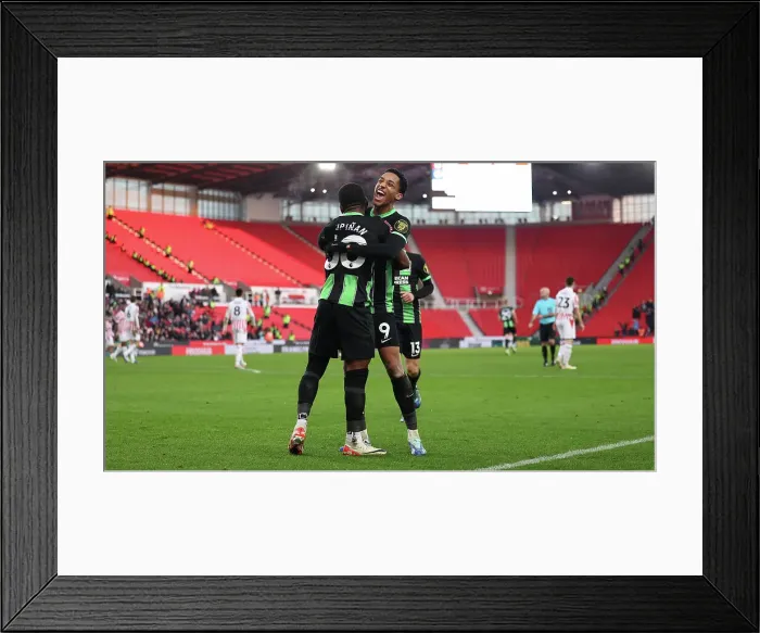 Framed Print : FA Cup Third Round: Showdown at bet365 Stadium - Brighton and Hove Albion vs Stoke City (06.01.24) Framed Print : FA Cup Third Round: Showdown at bet365 Stadium - Brighton and Hove Albion vs Stoke City (06.01.24)