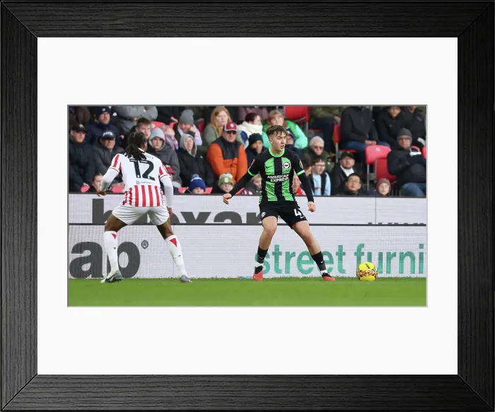 Framed Print : FA Cup 3rd Round Showdown: Brighton and Hove Albion vs Stoke City at bet365 Stadium (06JAN24) Framed Print : FA Cup 3rd Round Showdown: Brighton and Hove Albion vs Stoke City at bet365 Stadium (06JAN24)