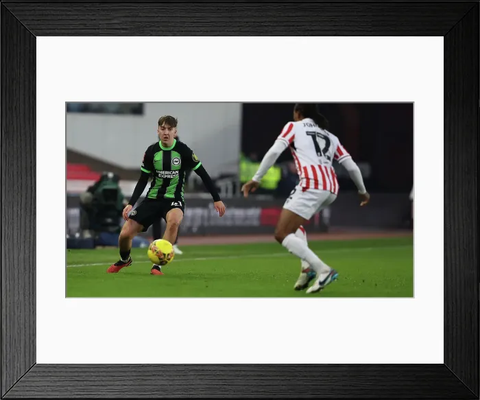 Framed Print : FA Cup Showdown: Stoke City vs. Brighton and Hove Albion (06JAN24) Framed Print : FA Cup Showdown: Stoke City vs. Brighton and Hove Albion (06JAN24)