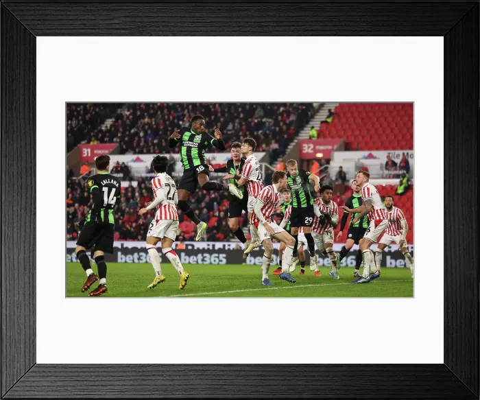 Framed Print : FA Cup Third Round: Brighton and Hove Albion vs Stoke City at bet365 Stadium (06.01.2024) Framed Print : FA Cup Third Round: Brighton and Hove Albion vs Stoke City at bet365 Stadium (06.01.2024)