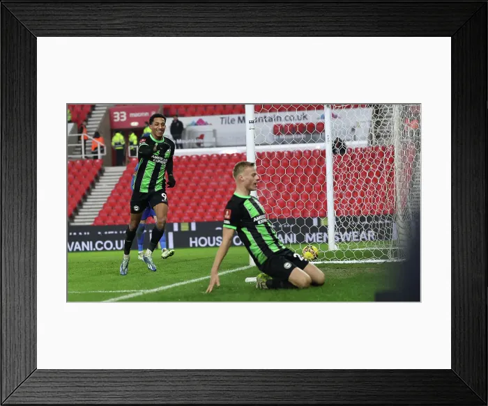 Framed Print : FA Cup Third Round: Thrilling Showdown - Stoke City vs Brighton & Hove Albion at bet365 Stadium (06.01.2024) Framed Print : FA Cup Third Round: Thrilling Showdown - Stoke City vs Brighton & Hove Albion at bet365 Stadium (06.01.2024)