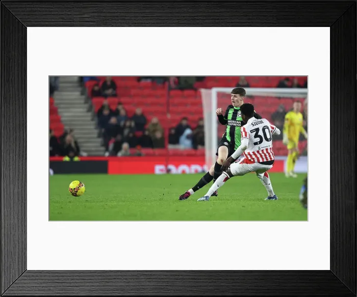 Framed Print : FA Cup Third Round: Brighton and Hove Albion at Stoke City (January 6, 2024) Framed Print : FA Cup Third Round: Brighton and Hove Albion at Stoke City (January 6, 2024)