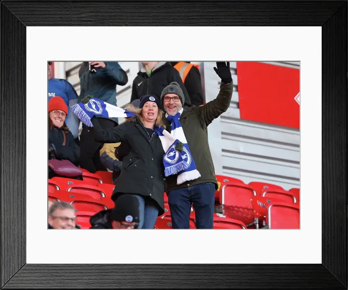 Framed Print : FA Cup Third Round: Brighton and Hove Albion at Stoke City's bet365 Stadium (January 6, 2024) Framed Print : FA Cup Third Round: Brighton and Hove Albion at Stoke City's bet365 Stadium (January 6, 2024)