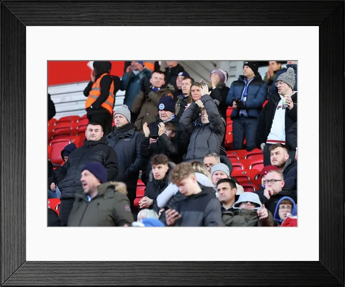 Framed Print : Intense FA Cup Moment: Stoke City vs Brighton & Hove Albion (06.01.2024) Framed Print : Intense FA Cup Moment: Stoke City vs Brighton & Hove Albion (06.01.2024)