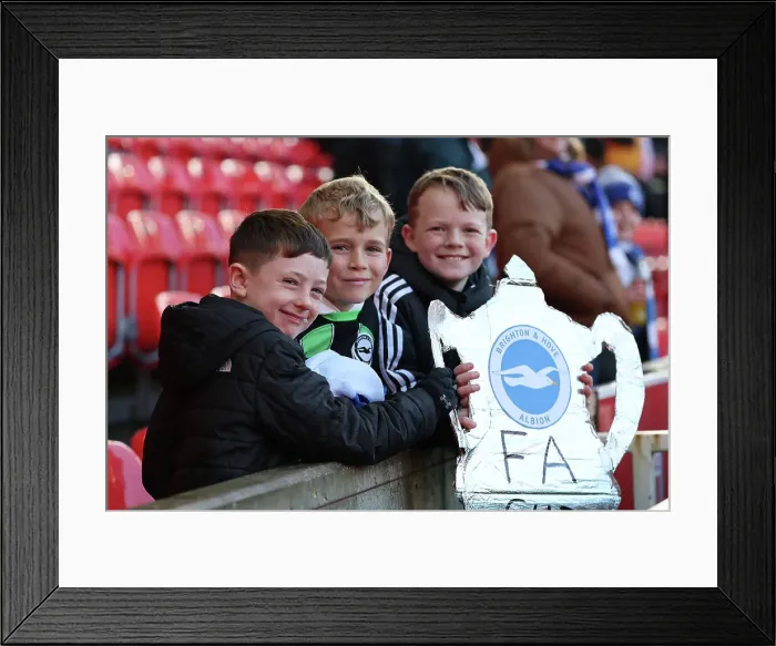 Framed Print : Match action during the FA Cup third round match between Stoke City and Brighton Framed Print : Match action during the FA Cup third round match between Stoke City and Brighton
