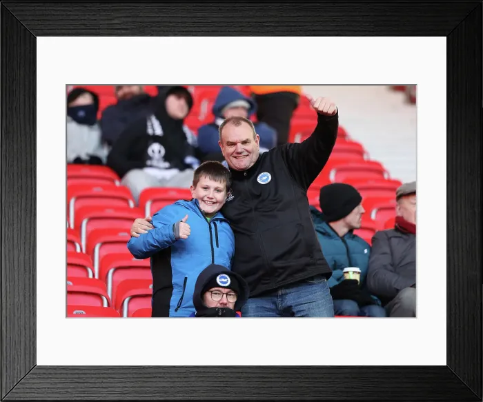 Framed Print : Intense FA Cup Battle: Stoke City vs. Brighton & Hove Albion (January 6, 2024) Framed Print : Intense FA Cup Battle: Stoke City vs. Brighton & Hove Albion (January 6, 2024)