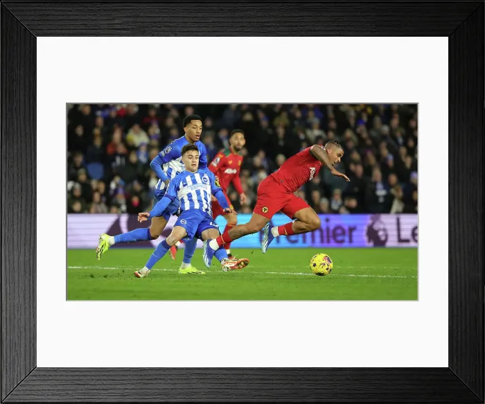 Framed Print : Brighton & Hove Albion vs. Wolverhampton Wanderers: A Premier League Clash at American Express Stadium (January 21, 2024) Framed Print : Brighton & Hove Albion vs. Wolverhampton Wanderers: A Premier League Clash at American Express Stadium (January 21, 2024)