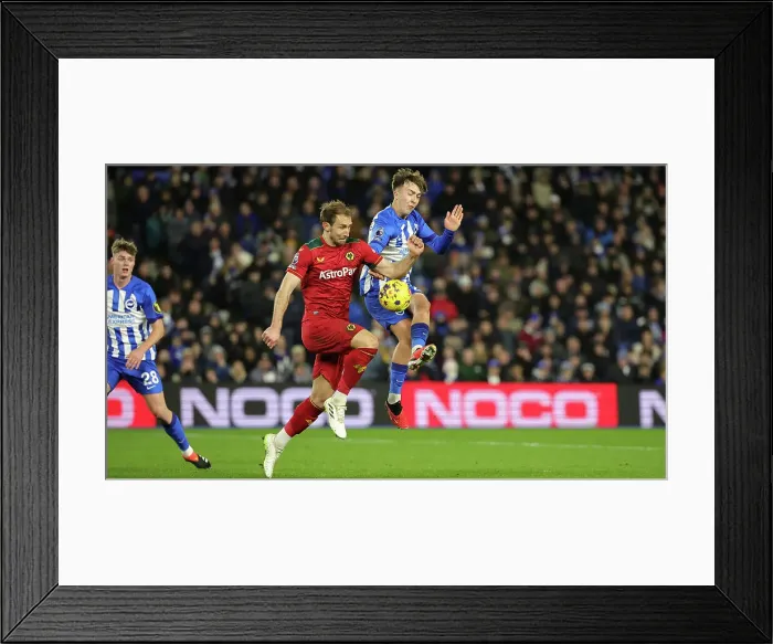 Framed Print : Intense Premier League Showdown: Brighton & Hove Albion vs. Wolverhampton Wanderers (January 21, 2024) Framed Print : Intense Premier League Showdown: Brighton & Hove Albion vs. Wolverhampton Wanderers (January 21, 2024)