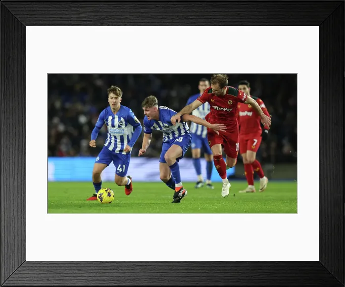 Framed Print : Brighton & Hove Albion vs. Wolverhampton Wanderers: A Premier League Clash at American Express Stadium (January 21, 2024) Framed Print : Brighton & Hove Albion vs. Wolverhampton Wanderers: A Premier League Clash at American Express Stadium (January 21, 2024)