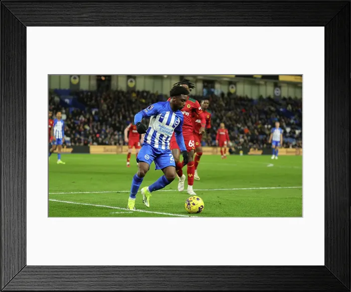 Framed Print : Intense Premier League Showdown: Brighton & Hove Albion vs. Wolverhampton Wanderers (January 21, 2024) Framed Print : Intense Premier League Showdown: Brighton & Hove Albion vs. Wolverhampton Wanderers (January 21, 2024)