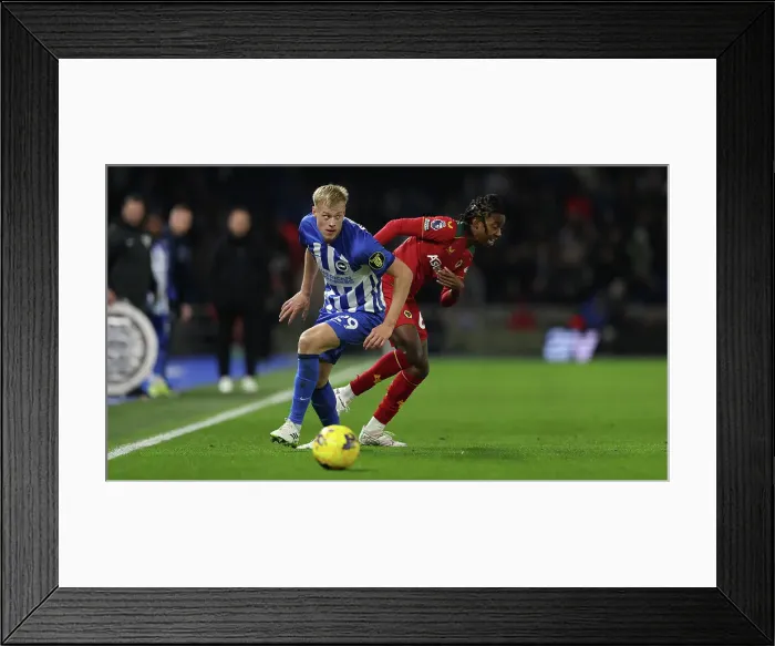 Framed Print : Intense Premier League Showdown: Brighton & Hove Albion vs. Wolverhampton Wanderers (January 21, 2024) Framed Print : Intense Premier League Showdown: Brighton & Hove Albion vs. Wolverhampton Wanderers (January 21, 2024)