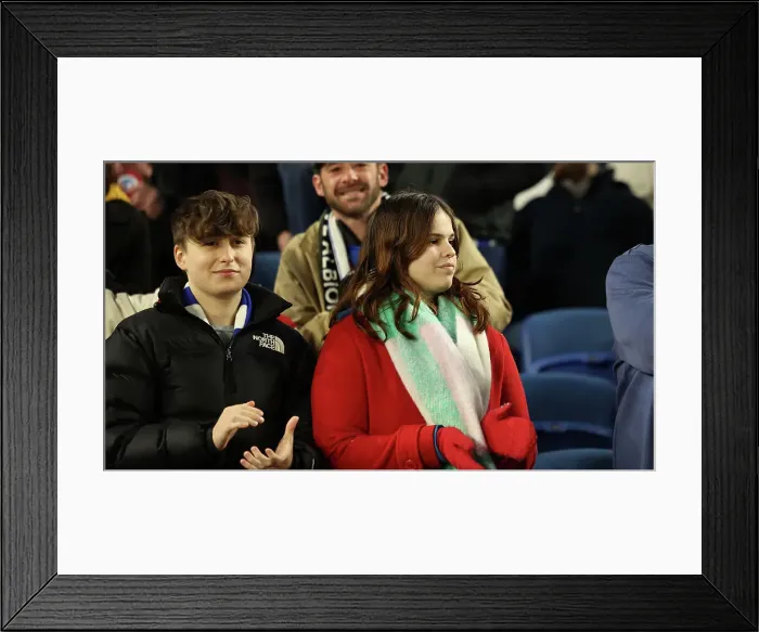 Framed Print : Brighton and Hove Albion vs. Wolverhampton Wanderers: A Premier League Clash at American Express Stadium (January 21, 2024)