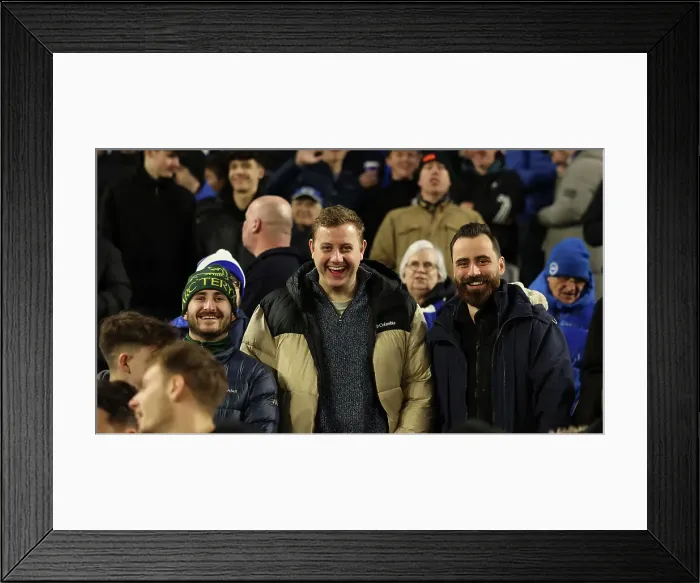 Framed Print : Premier League Showdown: Brighton & Hove Albion vs. Wolverhampton Wanderers (January 21, 2024) - American Express Stadium Framed Print : Premier League Showdown: Brighton & Hove Albion vs. Wolverhampton Wanderers (January 21, 2024) - American Express Stadium