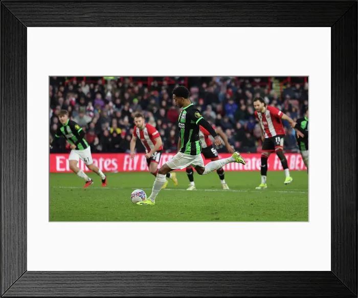 Framed Print : Brighton and Hove Albion vs. Sheffield United: FA Cup 4th Round Showdown at Bramall Lane (27th January 2024) Framed Print : Brighton and Hove Albion vs. Sheffield United: FA Cup 4th Round Showdown at Bramall Lane (27th January 2024)