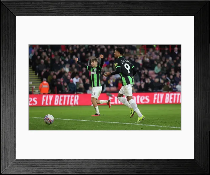 Framed Print : Brighton and Hove Albion vs Sheffield United: FA Cup 4th Round Battle at Bramall Lane (27Jan24) Framed Print : Brighton and Hove Albion vs Sheffield United: FA Cup 4th Round Battle at Bramall Lane (27Jan24)