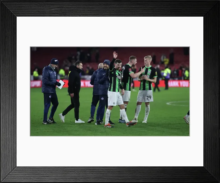 Framed Print : Brighton and Hove Albion vs Sheffield United: FA Cup 4th Round Battle at Bramall Lane (27Jan24) Framed Print : Brighton and Hove Albion vs Sheffield United: FA Cup 4th Round Battle at Bramall Lane (27Jan24)