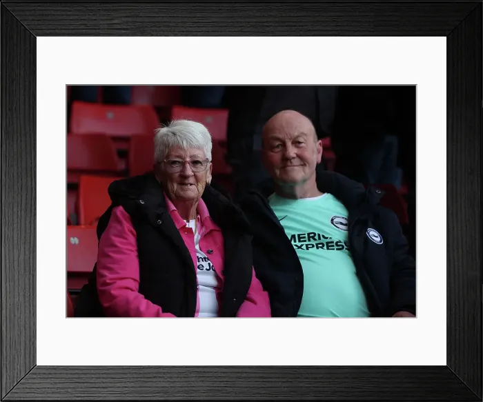 Framed Print : Brighton and Hove Albion vs Sheffield United: FA Cup 4th Round Clash at Bramall Lane (27Jan24)