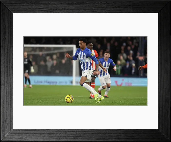 Framed Print : Luton Town v Brighton and Hove Albion Premier League 30JAN24 Framed Print : Luton Town v Brighton and Hove Albion Premier League 30JAN24