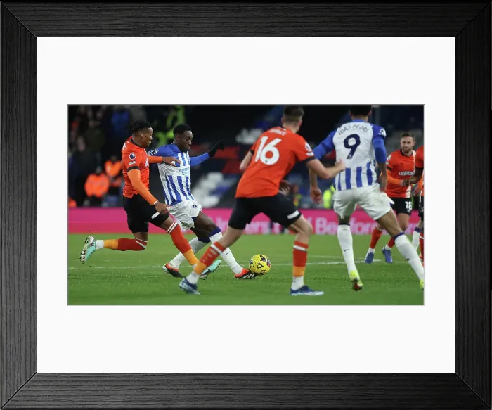 Framed Print : Luton Town v Brighton and Hove Albion Premier League 30JAN24 Framed Print : Luton Town v Brighton and Hove Albion Premier League 30JAN24