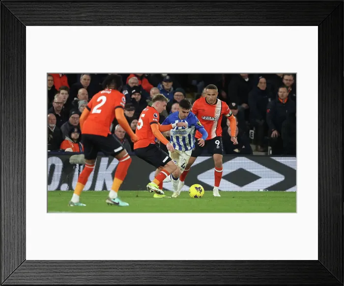 Framed Print : Luton Town v Brighton and Hove Albion Premier League 30JAN24 Framed Print : Luton Town v Brighton and Hove Albion Premier League 30JAN24
