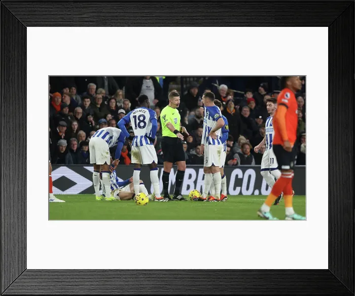 Framed Print : Luton Town v Brighton and Hove Albion Premier League 30JAN24 Framed Print : Luton Town v Brighton and Hove Albion Premier League 30JAN24