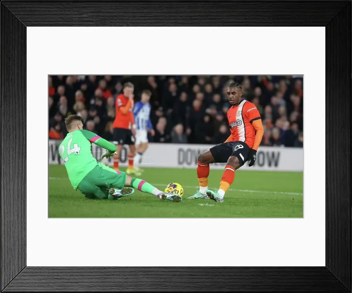 Framed Print : Luton Town v Brighton and Hove Albion Premier League 30JAN24 Framed Print : Luton Town v Brighton and Hove Albion Premier League 30JAN24