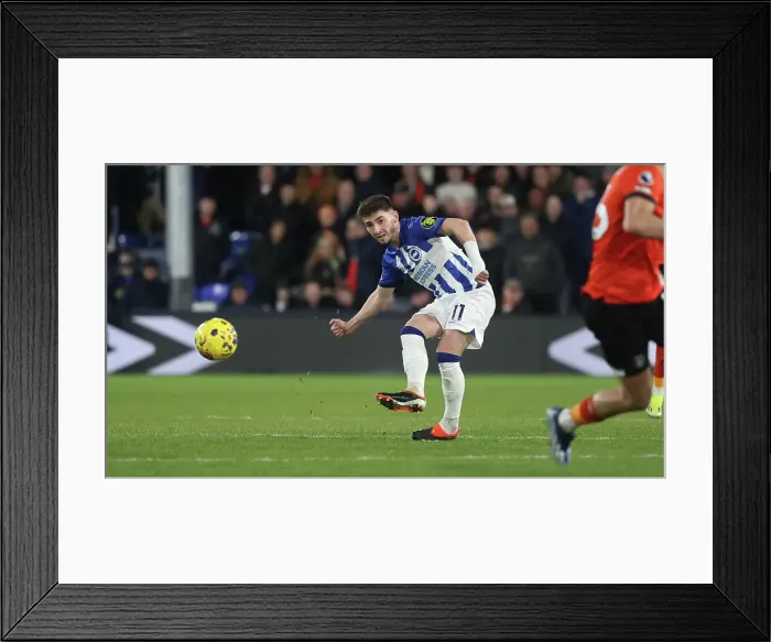 Framed Print : Luton Town v Brighton and Hove Albion Premier League 30JAN24 Framed Print : Luton Town v Brighton and Hove Albion Premier League 30JAN24