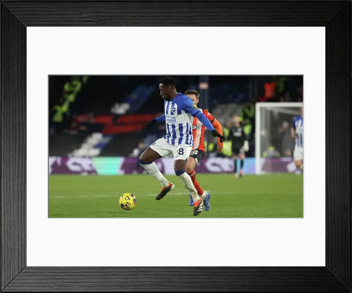 Framed Print : Luton Town v Brighton and Hove Albion Premier League 30JAN24 Framed Print : Luton Town v Brighton and Hove Albion Premier League 30JAN24