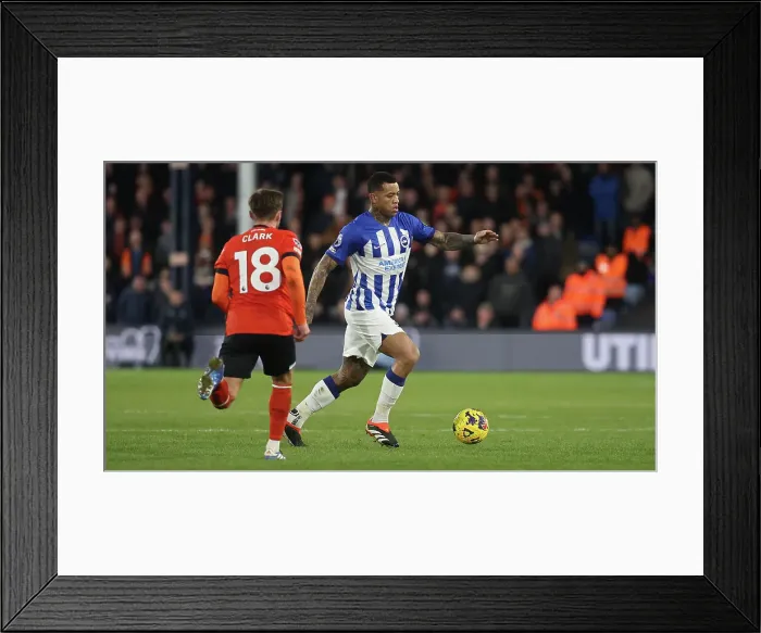 Framed Print : Luton Town v Brighton and Hove Albion Premier League 30JAN24 Framed Print : Luton Town v Brighton and Hove Albion Premier League 30JAN24