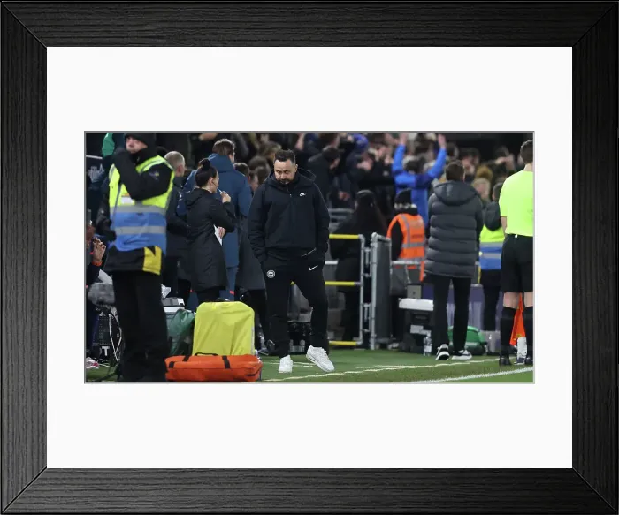 Framed Print : Luton Town v Brighton and Hove Albion Premier League 30JAN24 Framed Print : Luton Town v Brighton and Hove Albion Premier League 30JAN24
