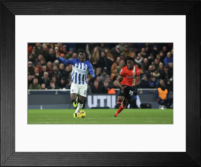 Framed Print : Luton Town v Brighton and Hove Albion Premier League 30JAN24 Framed Print : Luton Town v Brighton and Hove Albion Premier League 30JAN24