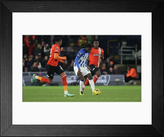 Framed Print : Luton Town v Brighton and Hove Albion Premier League 30JAN24 Framed Print : Luton Town v Brighton and Hove Albion Premier League 30JAN24