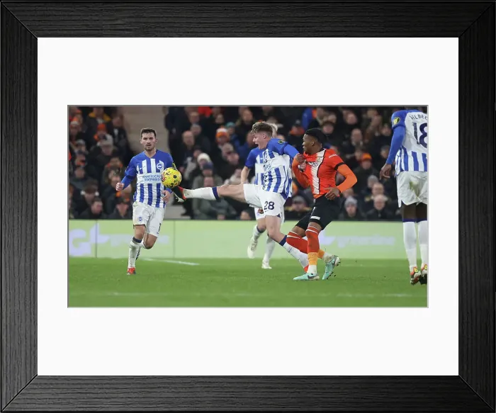 Framed Print : Luton Town v Brighton and Hove Albion Premier League 30JAN24 Framed Print : Luton Town v Brighton and Hove Albion Premier League 30JAN24