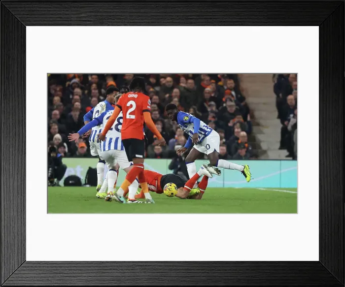 Framed Print : Luton Town v Brighton and Hove Albion Premier League 30JAN24 Framed Print : Luton Town v Brighton and Hove Albion Premier League 30JAN24