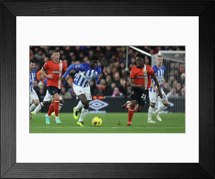 Framed Print : Luton Town v Brighton and Hove Albion Premier League 30JAN24 Framed Print : Luton Town v Brighton and Hove Albion Premier League 30JAN24