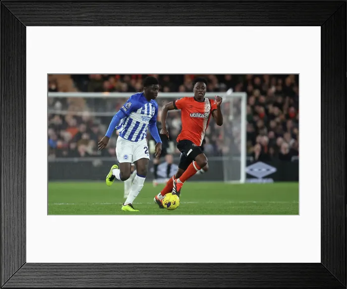 Framed Print : Luton Town v Brighton and Hove Albion Premier League 30JAN24 Framed Print : Luton Town v Brighton and Hove Albion Premier League 30JAN24