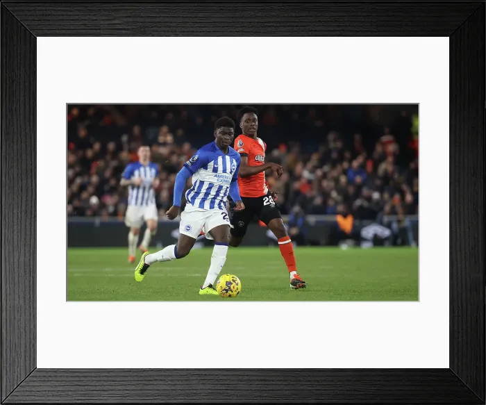Framed Print : Luton Town v Brighton and Hove Albion Premier League 30JAN24 Framed Print : Luton Town v Brighton and Hove Albion Premier League 30JAN24