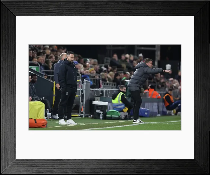 Framed Print : Luton Town v Brighton and Hove Albion Premier League 30JAN24 Framed Print : Luton Town v Brighton and Hove Albion Premier League 30JAN24