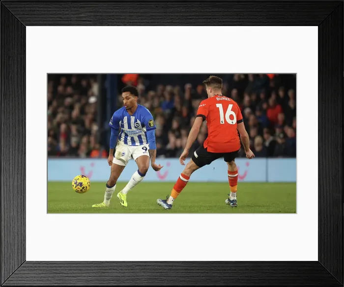 Framed Print : Luton Town v Brighton and Hove Albion Premier League 30JAN24 Framed Print : Luton Town v Brighton and Hove Albion Premier League 30JAN24