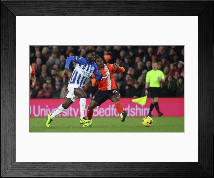 Framed Print : Luton Town v Brighton and Hove Albion Premier League 30JAN24 Framed Print : Luton Town v Brighton and Hove Albion Premier League 30JAN24