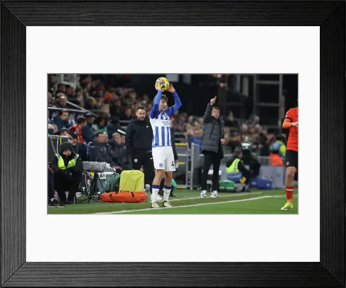 Framed Print : Luton Town v Brighton and Hove Albion Premier League 30JAN24 Framed Print : Luton Town v Brighton and Hove Albion Premier League 30JAN24